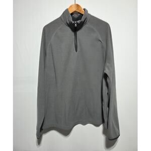 Weekendz Off Men's Gray Fleece Quarter Zip Pullover Size XXL